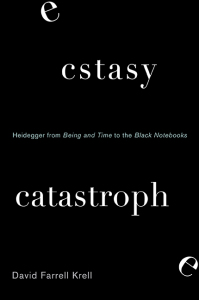 Esctasy, Catastrophe: Heidegger from Being and Time to the Black Notebooks Book Cover