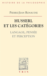 Husserl et les catégories. Langage, pensée et perception Book Cover